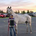 Sequims Grace Niemeyer won third place in jumping at the competitive high school equestrian teams interstate championship competition in Redmond, Ore. (Katie Newton)
