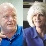 Rob Clark, superintendent of the Milton-Freewater (Oregon) School District, and Jane Pryne, former Port Angeles School District superintendent, are the two finalists for the interim superintendent position with the Sequim School District. (Greg Lehman/Walla Walla Union-Bulletin; Peninsula Daily News 2013 file photo)