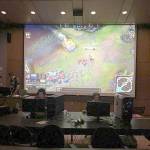 <strong>Rick Ross</strong>/Peninsula College                                Billy Moody, left, and Patrick McCready plays League of Legends during a gaming session in the Keegan Hall lecture hall on the Peninsula College campus. Peninsula is adding an esports competitive video game program and is searching for a head coach.