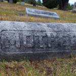 This grave marker can be found in Ocean View Cemetery west of Port Angeles. (John McNutt/for Peninsula Daily News)