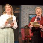 Kait Saafold and Sharon DelaBarre strike up a friendship via letters in Olympic Theatre Arts Immigrant Garden  Letters starting tonight. (Matthew Nash/Olympic Peninsula News Group)