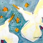 Susan Gansert Shaws painting, The Joy Birds, will be displayed at the Northwest Watercolor Societys 2019 Signature Exhibition this Thursday through Oct. 6.