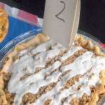 A pie awaits judging during Thursdays pie contest in Port Angeles. (Keith Thorpe/Peninsula Daily News)