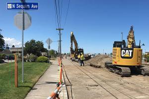 Construction continues in Sequim with Fir Street