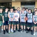 The Port Angeles Roughriders went 4-1 and finished second at the Roughrider Classic held this weekend. From left are Riders Tanner Price , Wyatt Dunning , Chase Cobb, Quanah Wheeler, Gary Johnson , Damon Ringold, Brady Nickerson, Skyler Cobb, Nolan Hughes, Stuart Methner, Anton Kathol and Dru Clark. Not pictured is John Vaara.