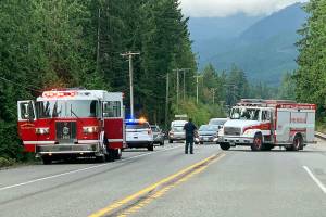 Wreck briefly blocks Highway 101 east of Blyn