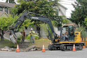 PHOTO: Crunch of construction on Lauridsen