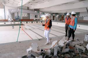 Port Angeles public pool remodel underway