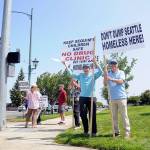 PHOTO: Protestors take to Sequim street over facility concerns