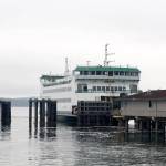 The Kennewick ferry is shown at the Port Townsend dock Wednesday morning. All state-run ferries will see an increase in fares starting Oct. 1 and another on May 1. (Zach Jablonski/Peninsula Daily News)