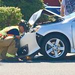 Chain of collisions involves three cars on state Highway 20/Sims Way
