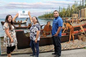 Walk into history: Tribal leaders view refurbished mural