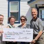 PHOTO: Pavilion donation made to Olympic Christian School