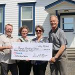 PHOTO: Pavilion donation made to Olympic Christian School