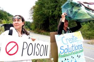 Protesters push back on aerial spraying in Jefferson County
