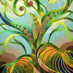 Vine # 2, a contemporary quilt by Caryl Bryer Fallert-Gentry of Port Townsend is featured in a national show.