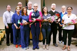 PHOTO: Olympic Medical Center employees feted