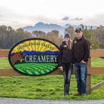 Sarah and Ryan McCarthey, owners of Dungeness Valley Creamery, have been named the 2019 Farmers of the Year by the North Olympic Land Trust. (North Olympic Land Trust)