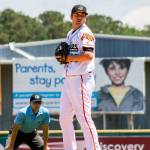 Courtesy Down East Wood Ducks Port Angeles product Cole Uvila added a curve to his big fastball and switched to pitching out of the stretch full-time this season with the Class-A Advanced Down East Wood Ducks.