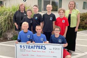 PHOTO: Roosevelt Elementary School students raise funds for Olympic Peninsula Humane Society