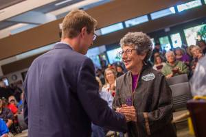 Nearly 100 Vietnam vets honored in Forks pinning ceremony