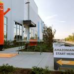 The 100,000-square-foot Amazon fulfillment/delivery center at the Port of Everetts Riverside Business Park is expected to hire hundreds of workers. (Janice Podsada/Everett Daily Herald)