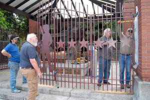 PHOTO: Gates on guard at Veterans Memorial Park in Port Angeles