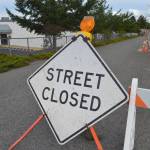 A portion of Maple Street between South Seventh and South Sixth avenues remains closed until construction repairs begin in October to repave the road along with a few other portions of city streets on the eastern side of Sequim. Matthew Nash/Olympic Peninsula News Group                                A portion of Maple Street between South Seventh and South Sixth avenues remains closed until construction repairs begin in October to repave the road along with a few other portions of city streets on the eastern side of Sequim. (Matthew Nash/Olympic Peninsula News Group)
