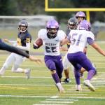 Sequim running back Walker Ward had room to roam against Forks on Friday night at Spartan Stadium. Michael Dashiell/Olympic Peninsula News Group