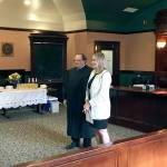 Holly McKeen, Clallam Countys newest deputy prosecuting attorney, is pictured after District Court Judge Dave Neupert administered the oath of attorney. (Rob Ollikainen/Peninsula Daily News)