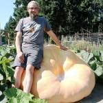 Ryan and the giant pumpkin: Coupeville resident grows half-ton gourd