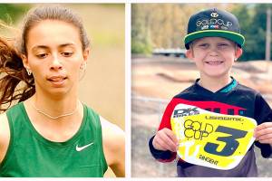 AREA SPORTS BRIEFS: Roughriders’ DeLeon wins at Bellevue; Dalgardno third in Oregon