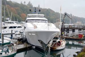 VIDEO & PHOTOS: Yacht slams dock, damages vessels at Port Angeles Boat Haven