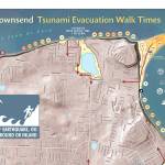 Tsunami walking evacuation map released