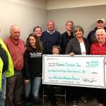 Marathon Association check benefits Olympic Discovery Trail