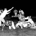 Sonny Luke (No. 15) was the leading rusher for the 1960 Port Angeles High School football team, scoring 18 touchdowns that season. He went on to play at Grays Harbor Community College and Oregon Tech.