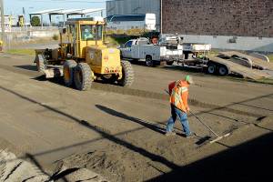 Winter Ice Village preparations underway in Port Angeles