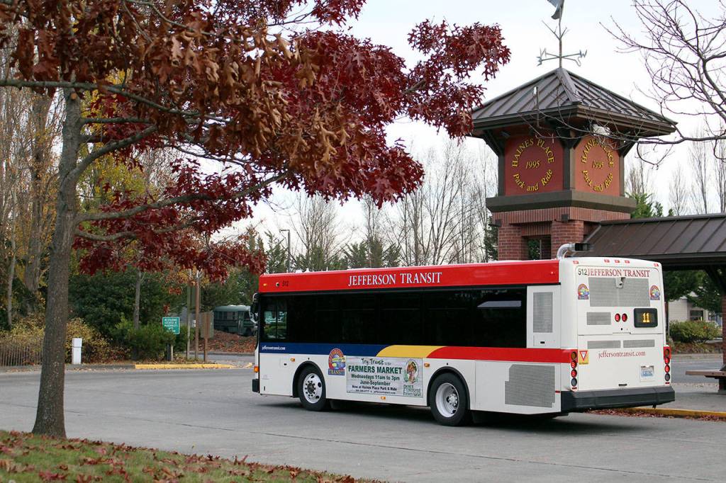 Jefferson Transit is waiting to see what state lawmakers do during their legislative session before responding to the passage of Initiative 976. (Zach Jablonski/Peninsula Daily News)