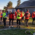 Participants gather for the 2018 Cranskgiving in Sequim. (Tom Coonelly)