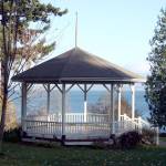 The gazebo at Chetzemoka Park highlights one of Port Townsends more popular recreational areas. (Brian McLean/Peninsula Daily News)