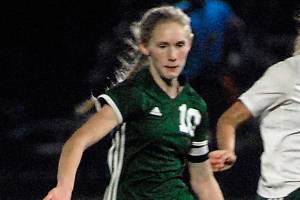 Keith Thorpe/Peninsula Daily News Port Angeles Millie Long, left, was named the Olympic League 2A girls soccer MVP. Long scored 33 goals this season to go along with 11 assists.