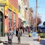 Dozens of people walked up and down Water Street during Small Business Saturday, shopping at the many small businesses that line downtown Port Townsend. (Zach Jablonski/Peninsula Daily News)