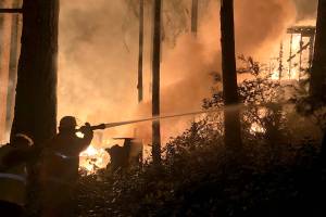 Fire crews save house in Coyle