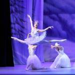 Ballet Workshop dancers perform a scene from a special staging of The Nutcracker.