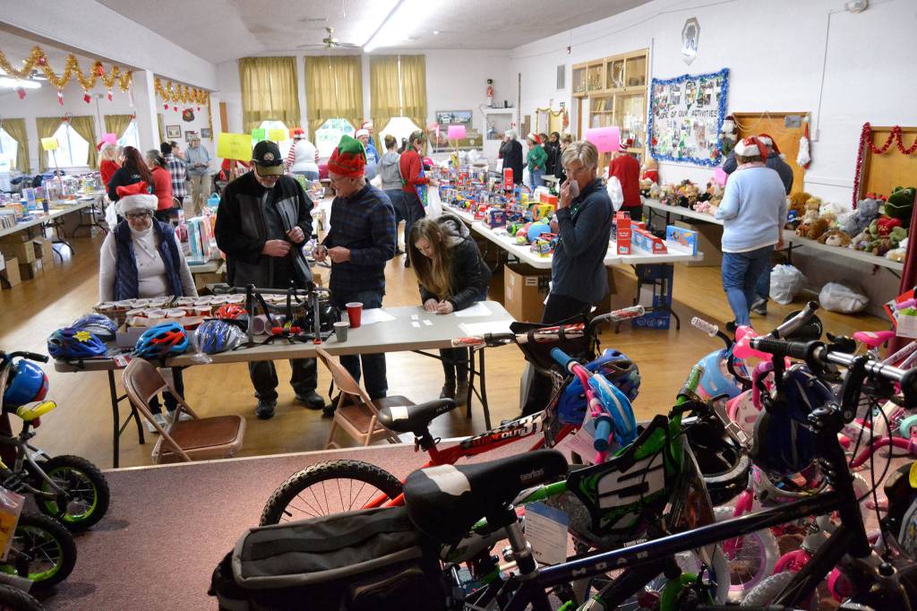 Organizers for Toys for Sequim Kids estimate about 300 children received toys, games and more for Christmas. (Matthew Nash/Olympic Peninsula News Group)