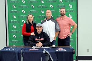 BASEBALL: Port Angeles’ Brody Merritt signs to play for Lower Columbia