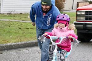 First ride for Christmas bike