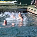 About 65 leap into cold water at Nordland on New Year’s Day