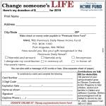 Donations to Peninsula Home Fund are always welcome