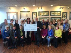 Soroptimist Noon Club donates $70,000 to waterfront center